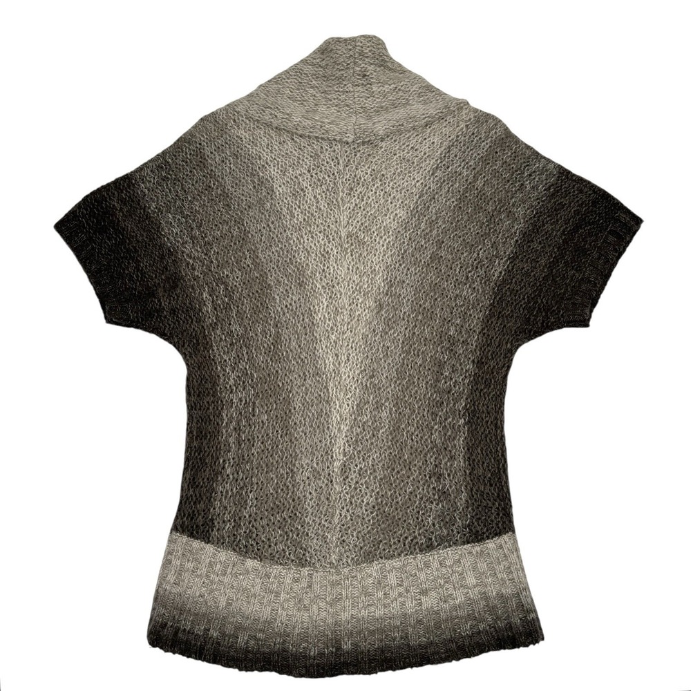 Fenn Wright Manson Women's Cowl‎ Turtleneck Tunic Sweater M Taupe Short Sleeve - Picture 5 of 11